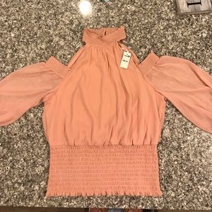 Express cold shoulder top